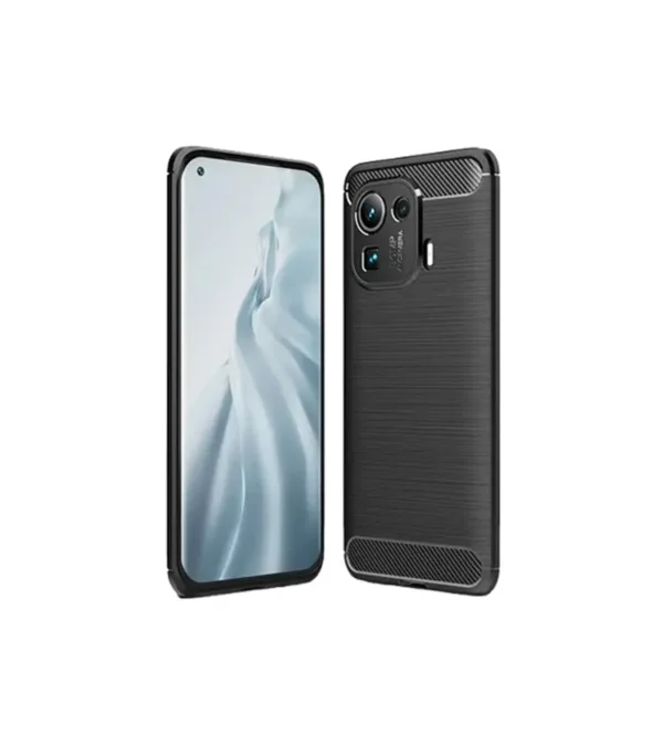 Xiaomi MI 11 Pro Cover Case Brushed TPU Case - Black